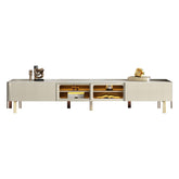 Modern 78.7-inch TV stand media console with drawers for stylish living room storage